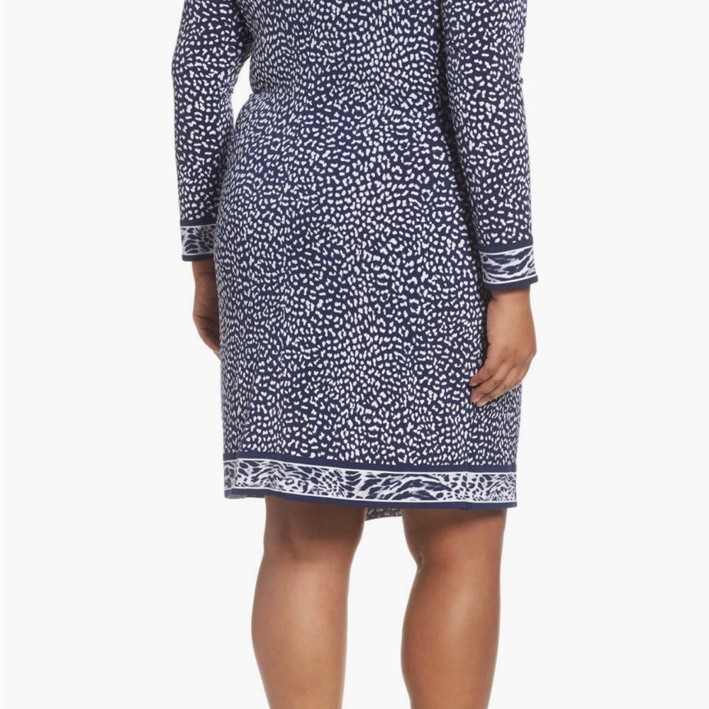 MICHAEL Michael Kors Animal Print Faux Wrap Dress - Picture 3 of 4